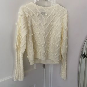 Womens Lumiére cream sweater